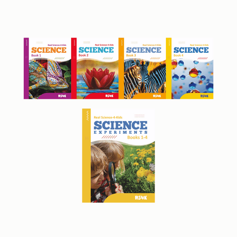Elementary Science Book Set + Experiment Workbook