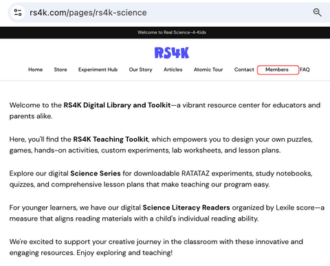 RS4K Digital Membership