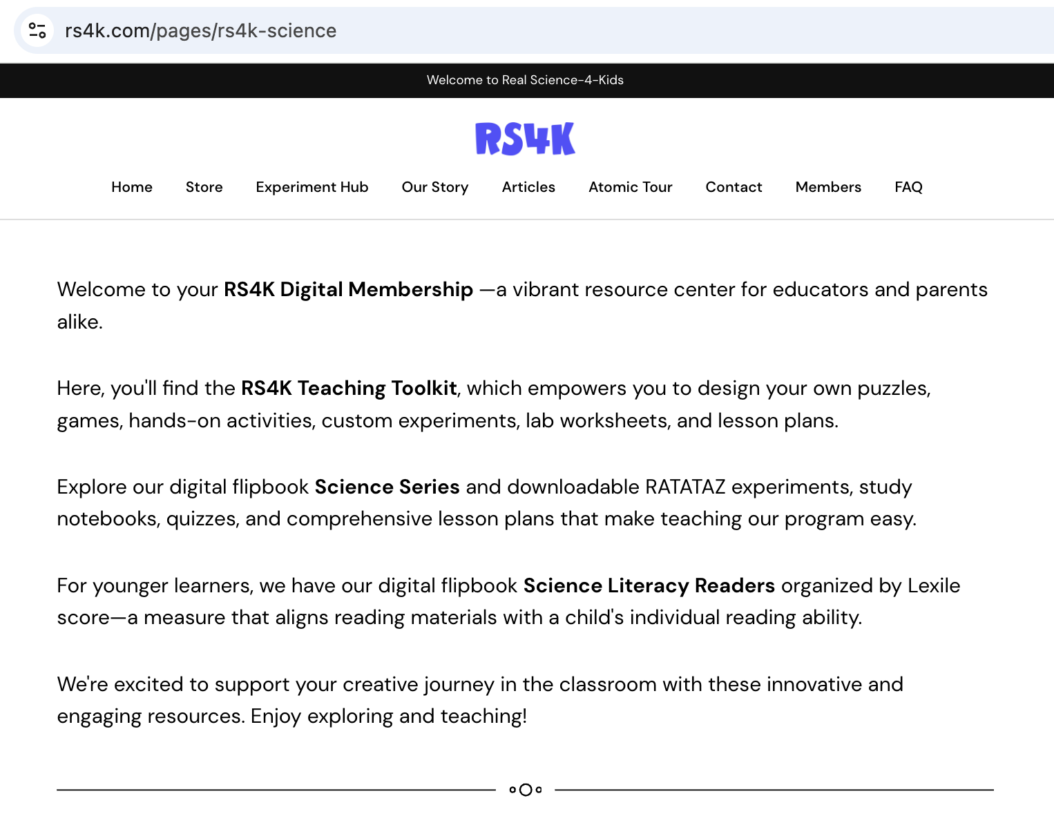 RS4K Digital Membership