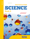 Cover of 'Science Book 4' by Real Science-4-Kids showing colorful molecular structures on a blue background.