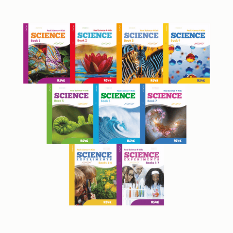 Science Home Library + Science Experiment Workbooks